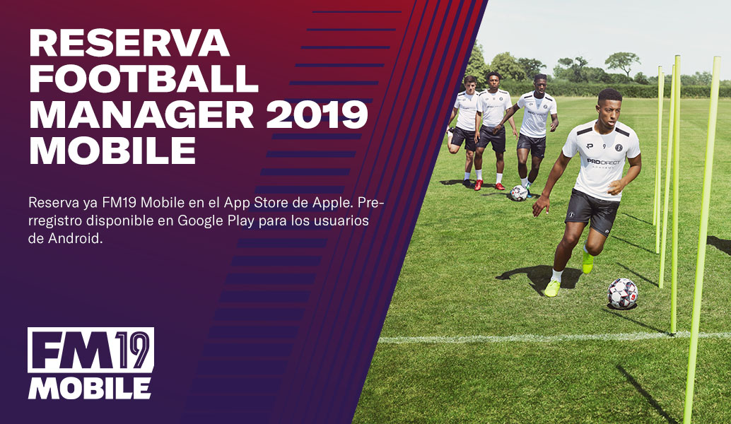 Reserva Football Manager 2019 Mobile