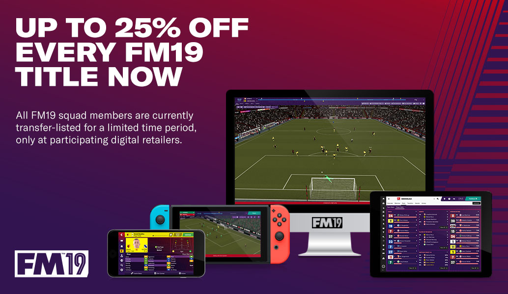All Football Manager titles on sale now