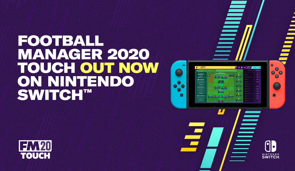 FM20 Touch - Out Now on Nintendo Switch™