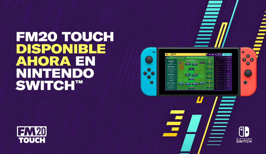 FM20 Touch – Ya disponible en Nintendo Switch™