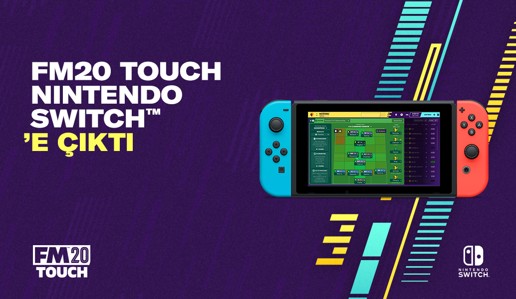 FM20 Touch – Şimdi Nintendo Switch'te™