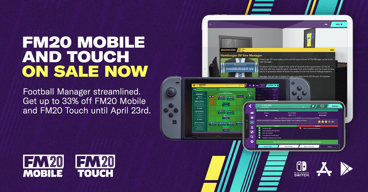 Football Manager 2020 Touch Features Announced - FM Console and FM