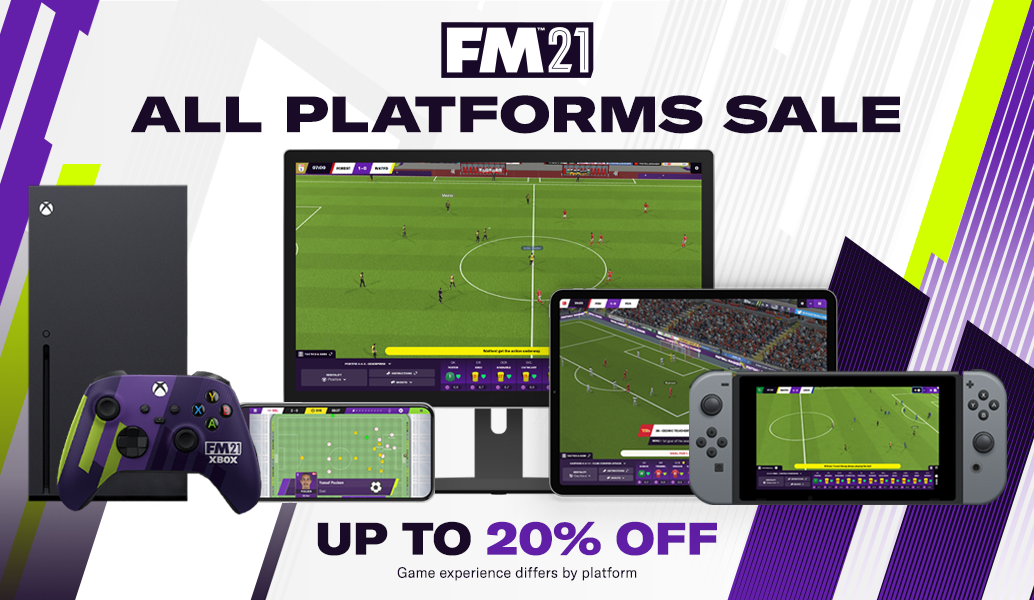 Up to 20% off Football Manager 2021 Across All Platforms