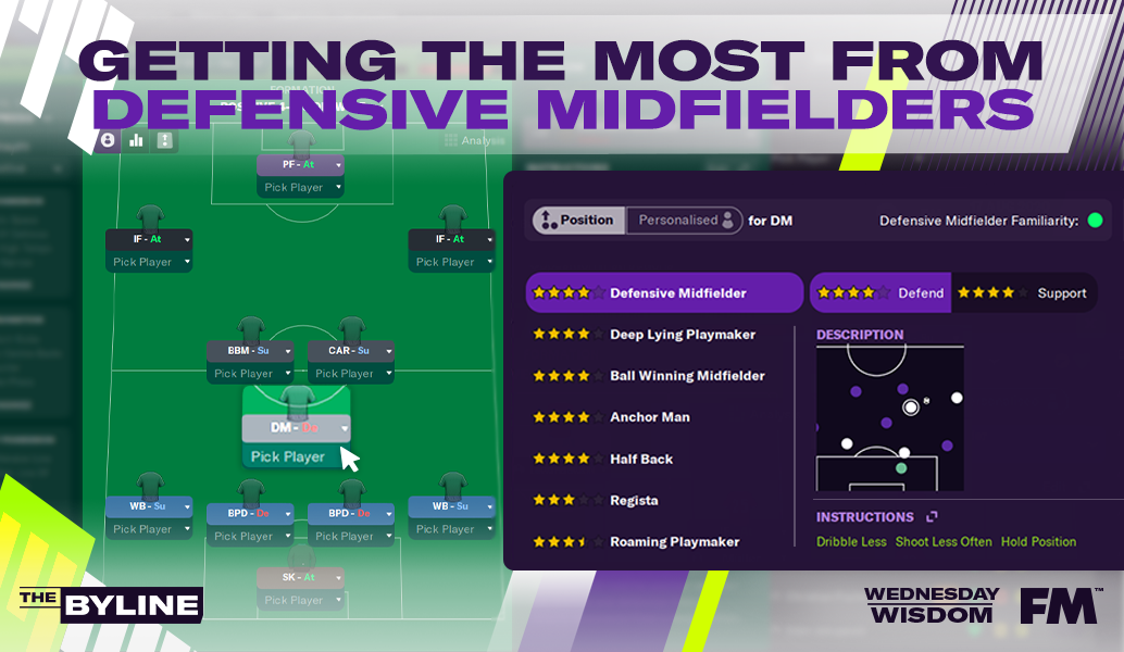 Defensive Midfielders in FM21 - All You Need To Know