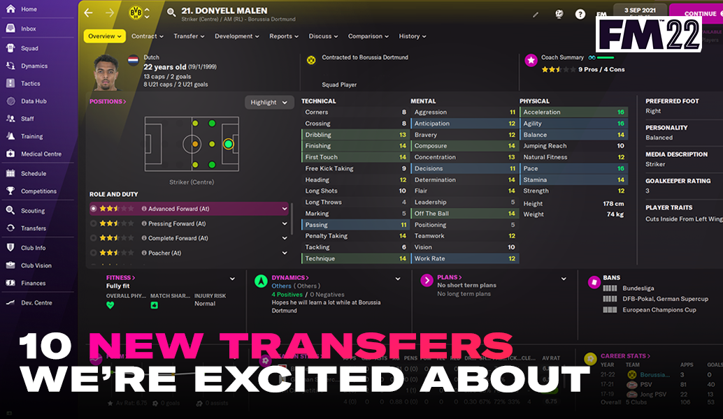 10 Transfers We’re Excited About in FM22