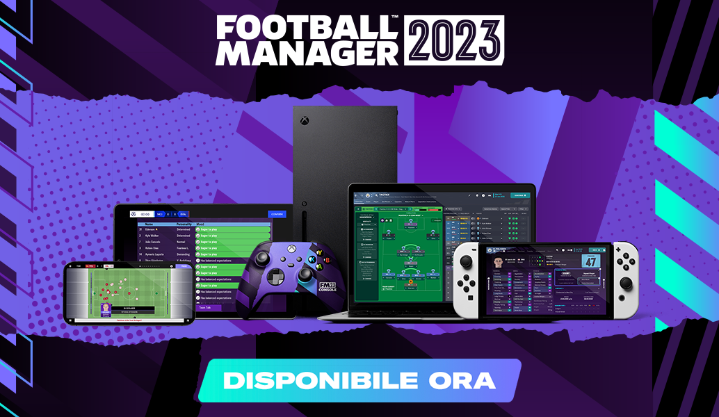 Football Manager 2023 disponibile ora