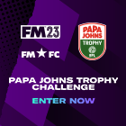 Win incredible Wembley experience with FM23 Papa Johns Trophy Challenge
