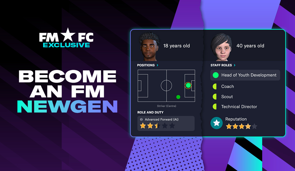 Become a Newgen in FM23 with FMFC
