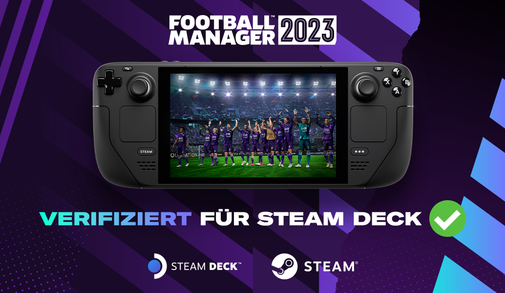 Football Manager 2023 è ora verificato su Steam Deck