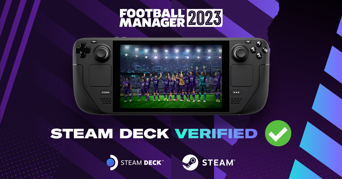 Football Manager 2023 is now Steam Deck Verified