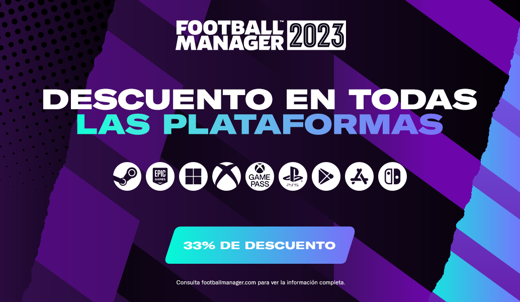 Conseguid Un 33 % De Descuento en Football Manager 2023 Ya