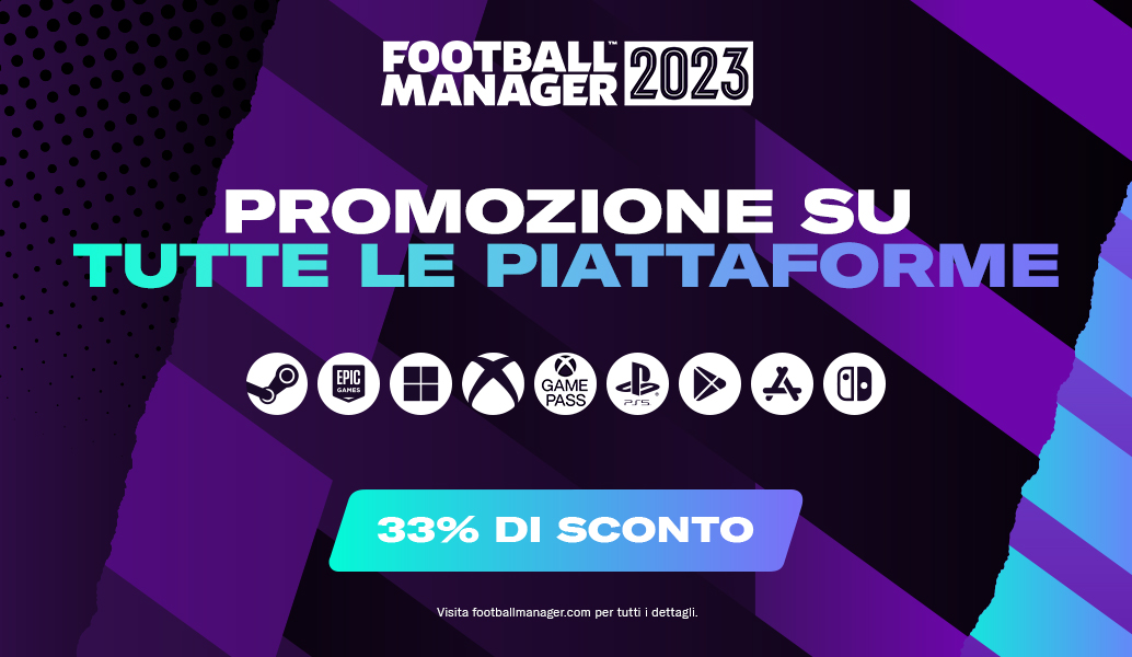 Ottieni Un Sconto Del 33% Su Football Manager 2023