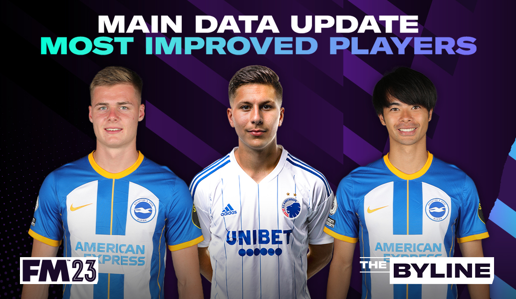 Most improved players in the FM23 Main Data Update