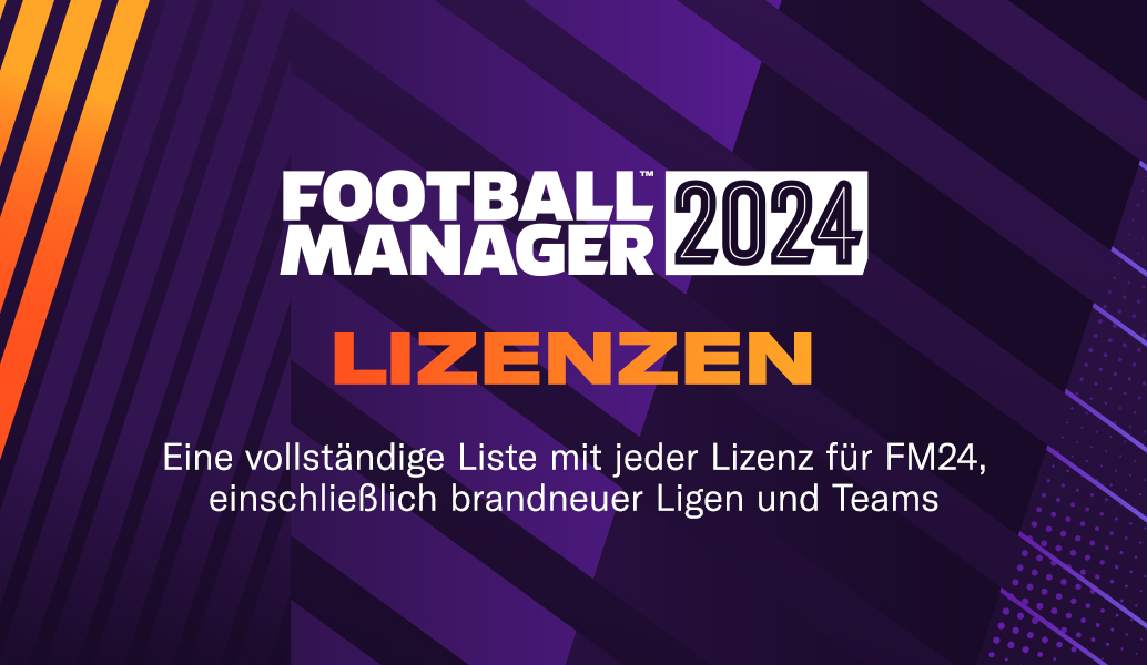 Lizenzen für Football Manager 2024