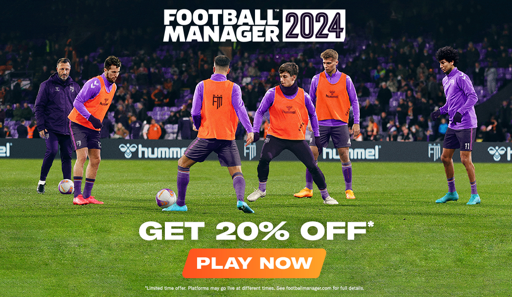 Get 20% Off Football Manager 2024 now