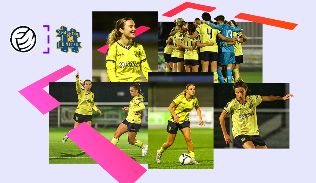 Football Manager unveiled as New Shirt Sponsor for Hashtag United Women