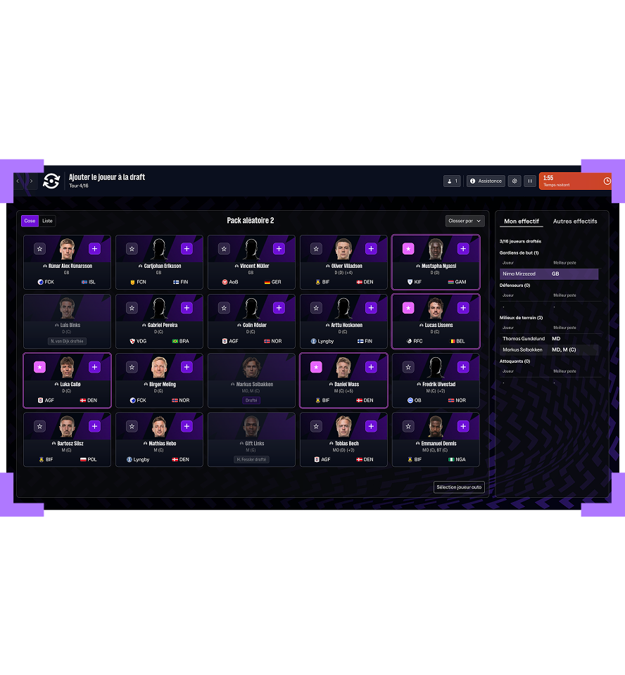 shuffle draft