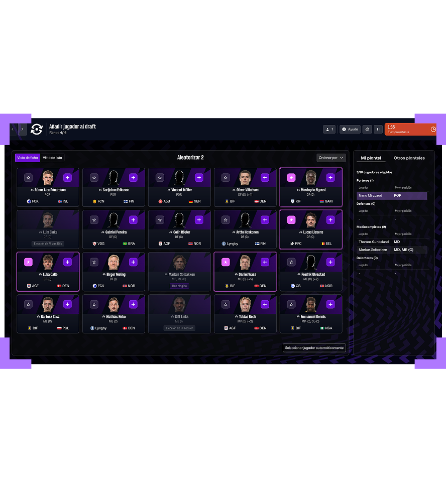 shuffle draft