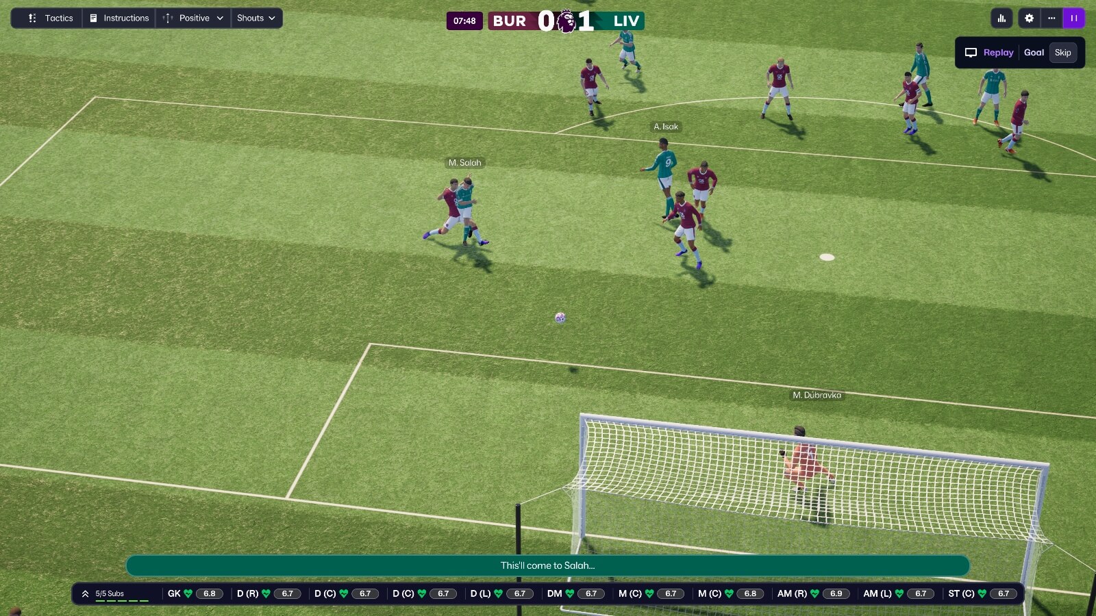 FM26 Behind Goal Replay
