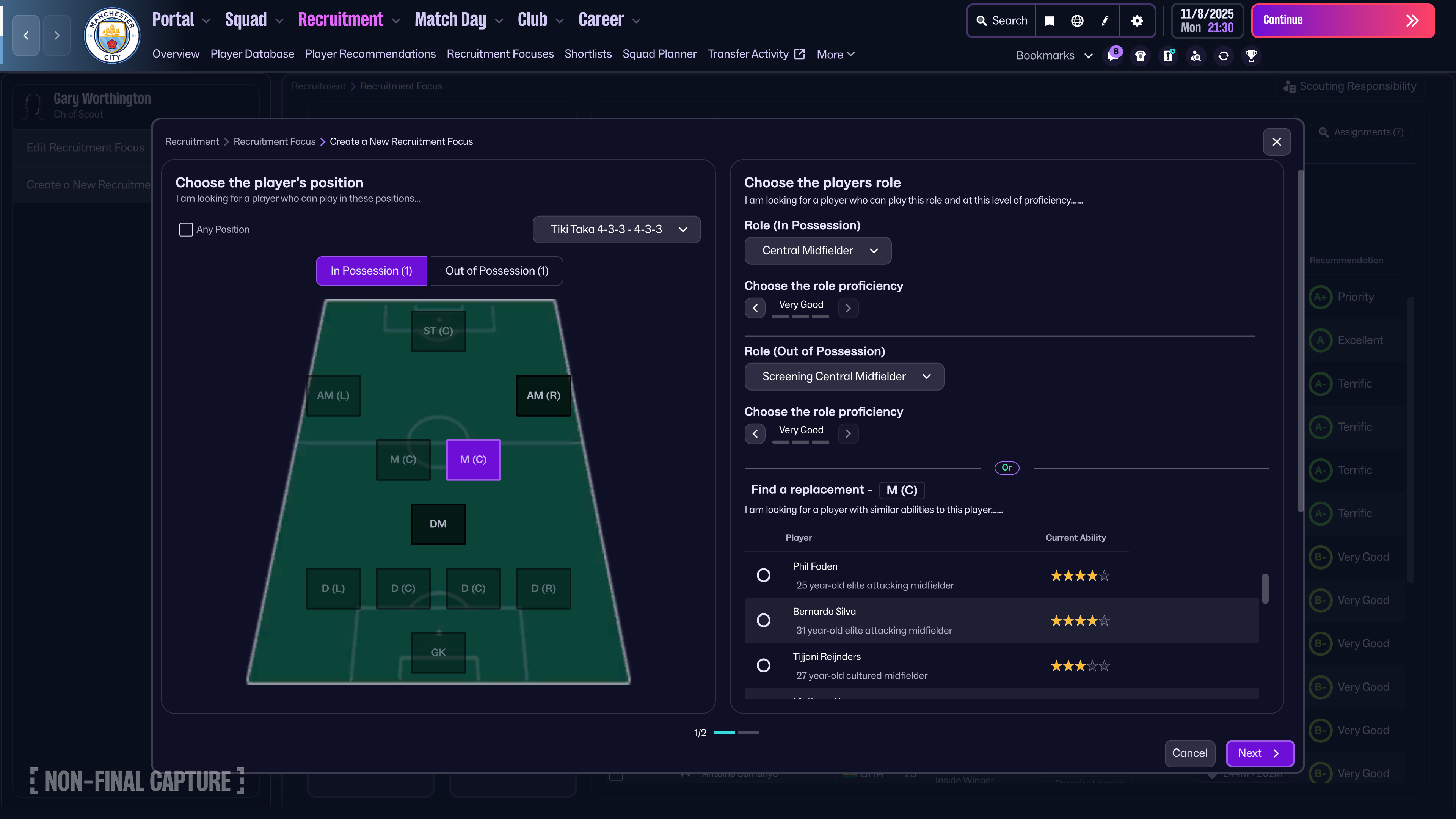 Recruitment Focus in FM26