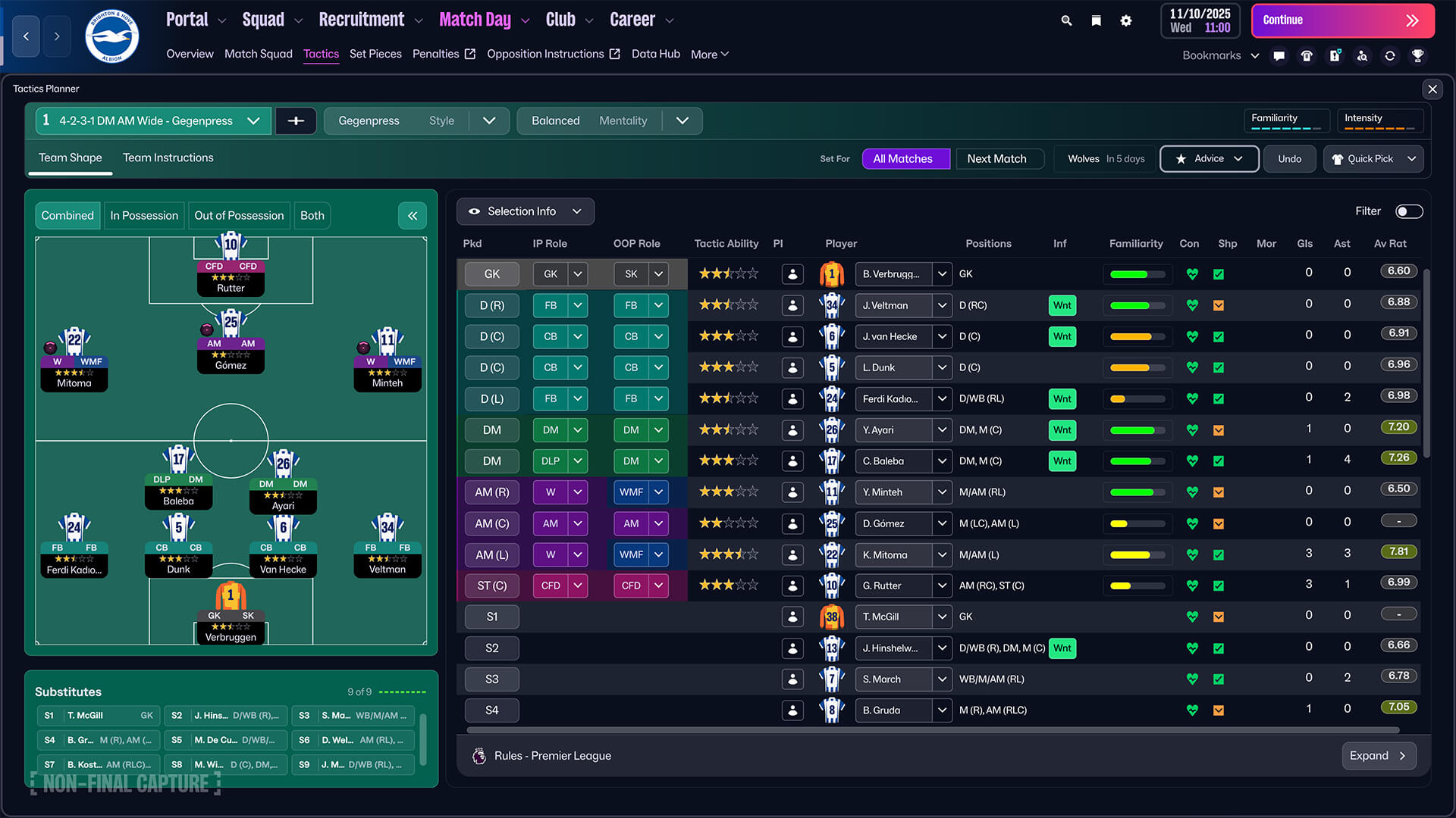 Brighton Combined Tactic