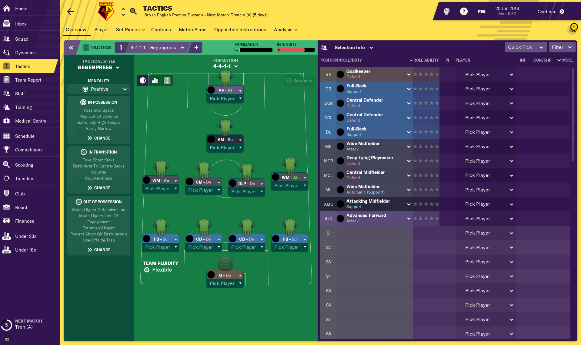 Football Manager 2019 4141 Formation 
