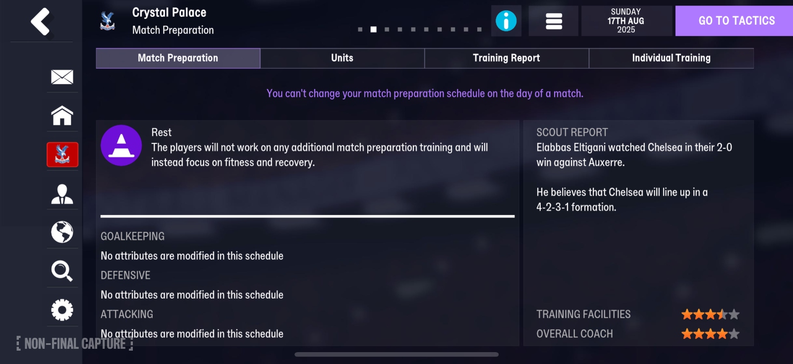 FM26 Mobile Training Report