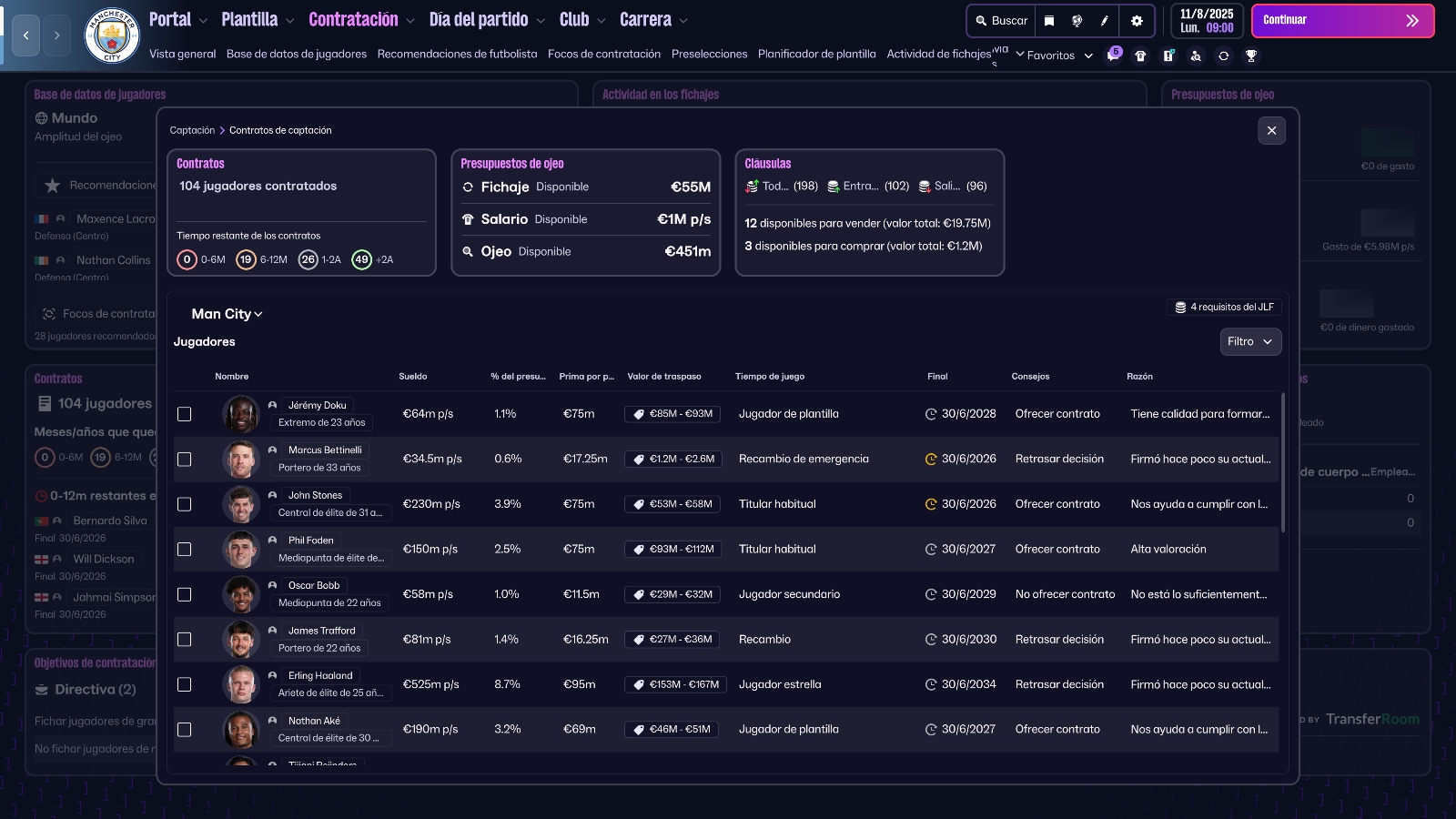 FM26 Contracts Pop Up