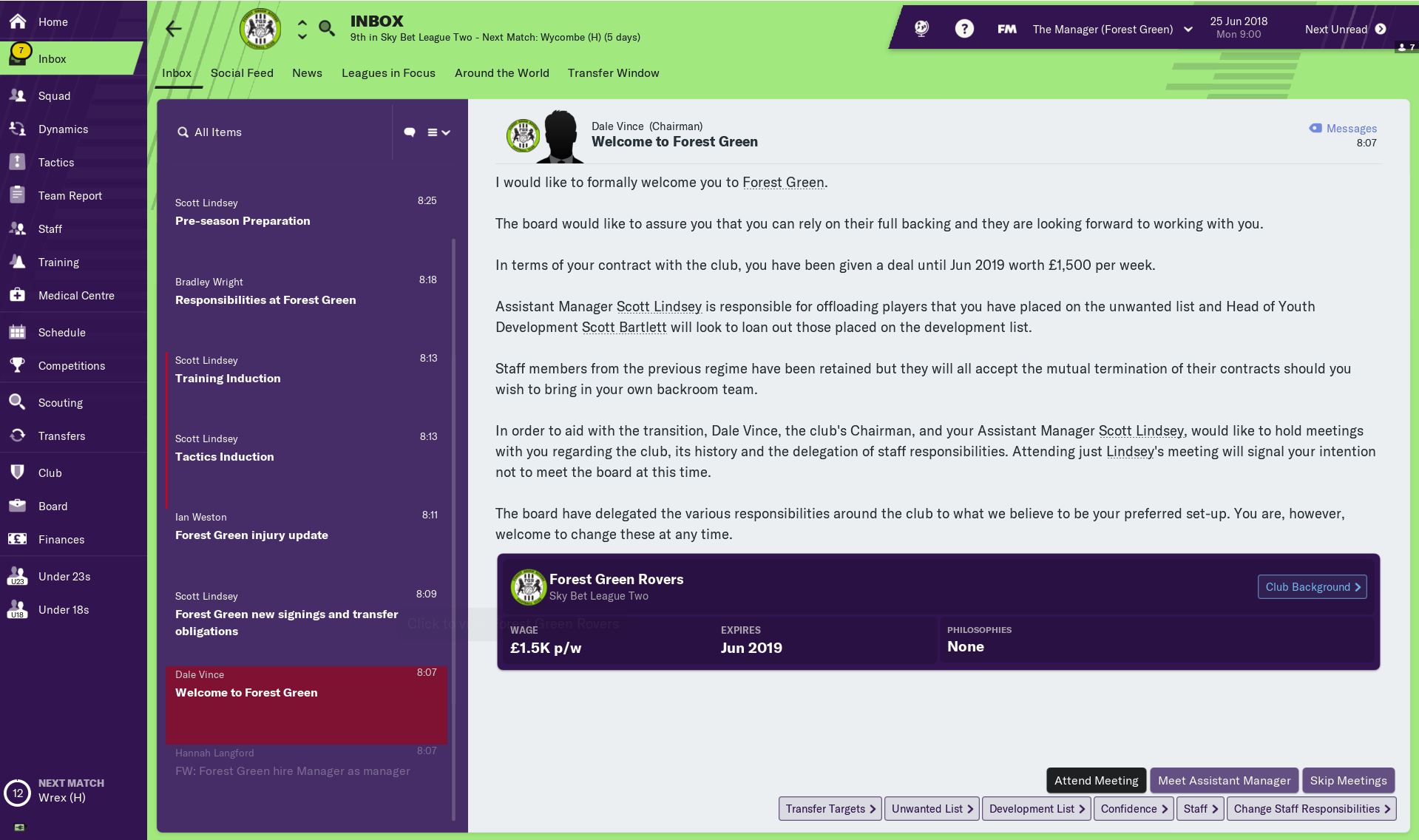 Forest Green Rovers FM19 