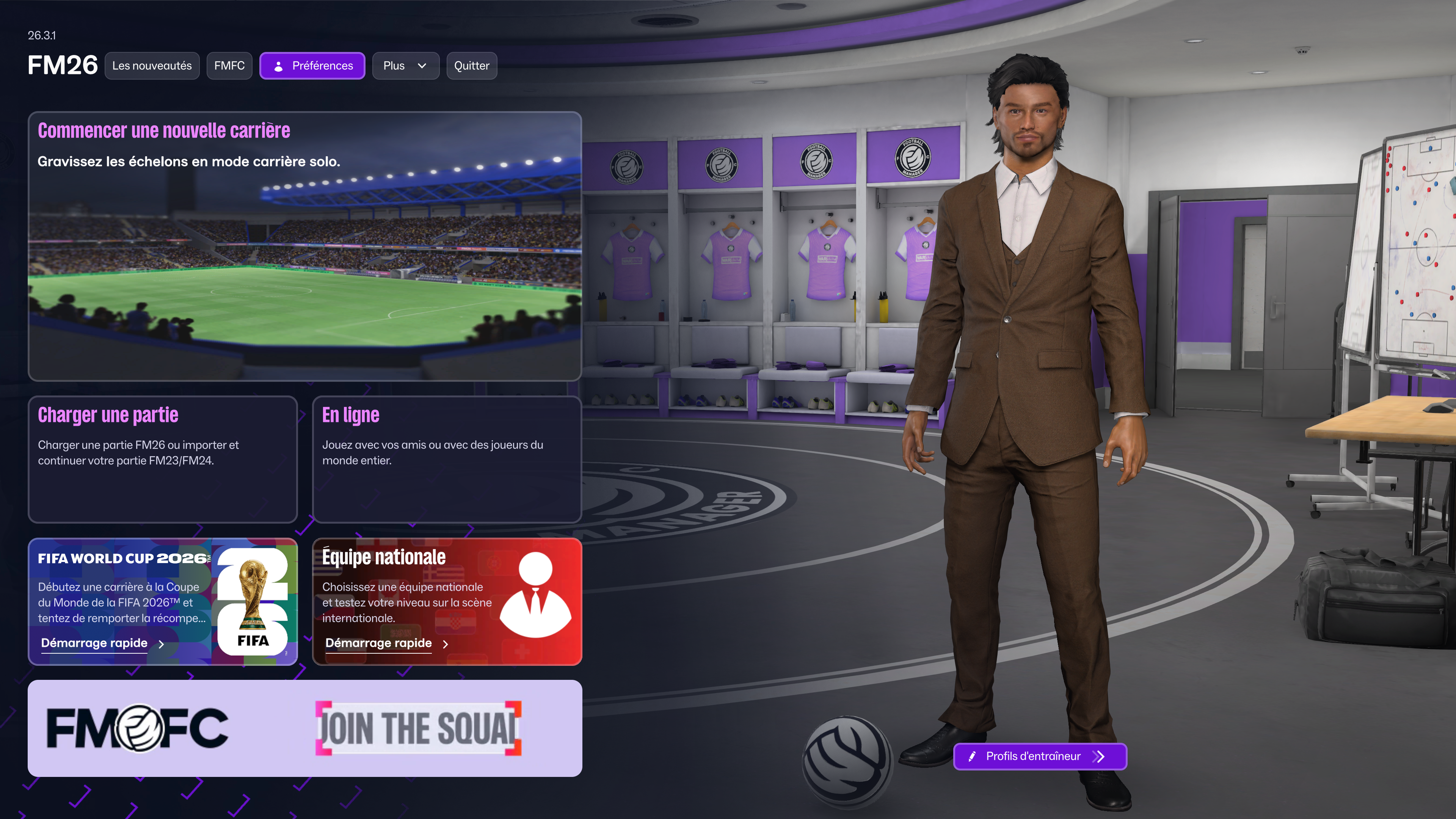Main Menu
