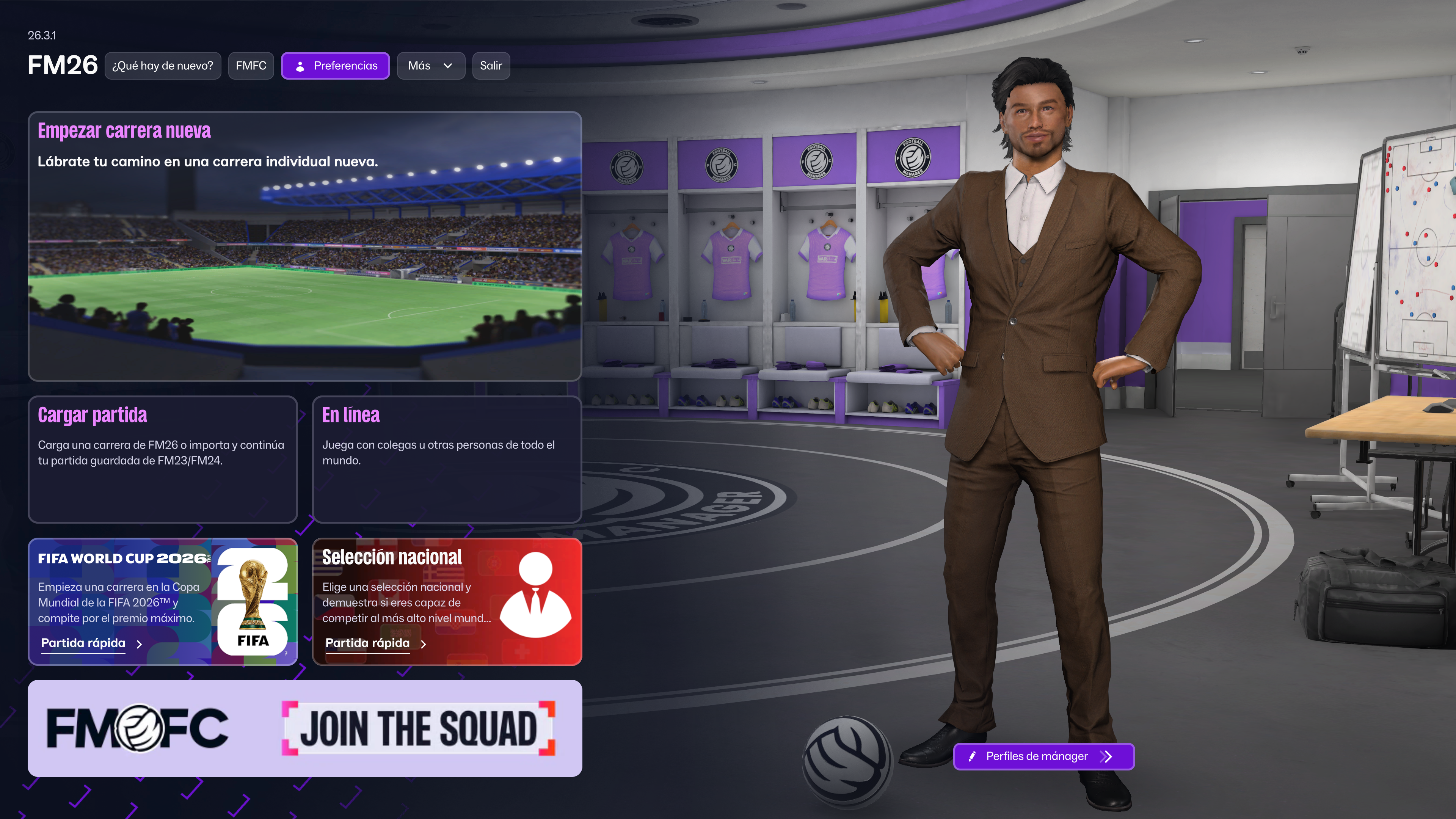 Main Menu