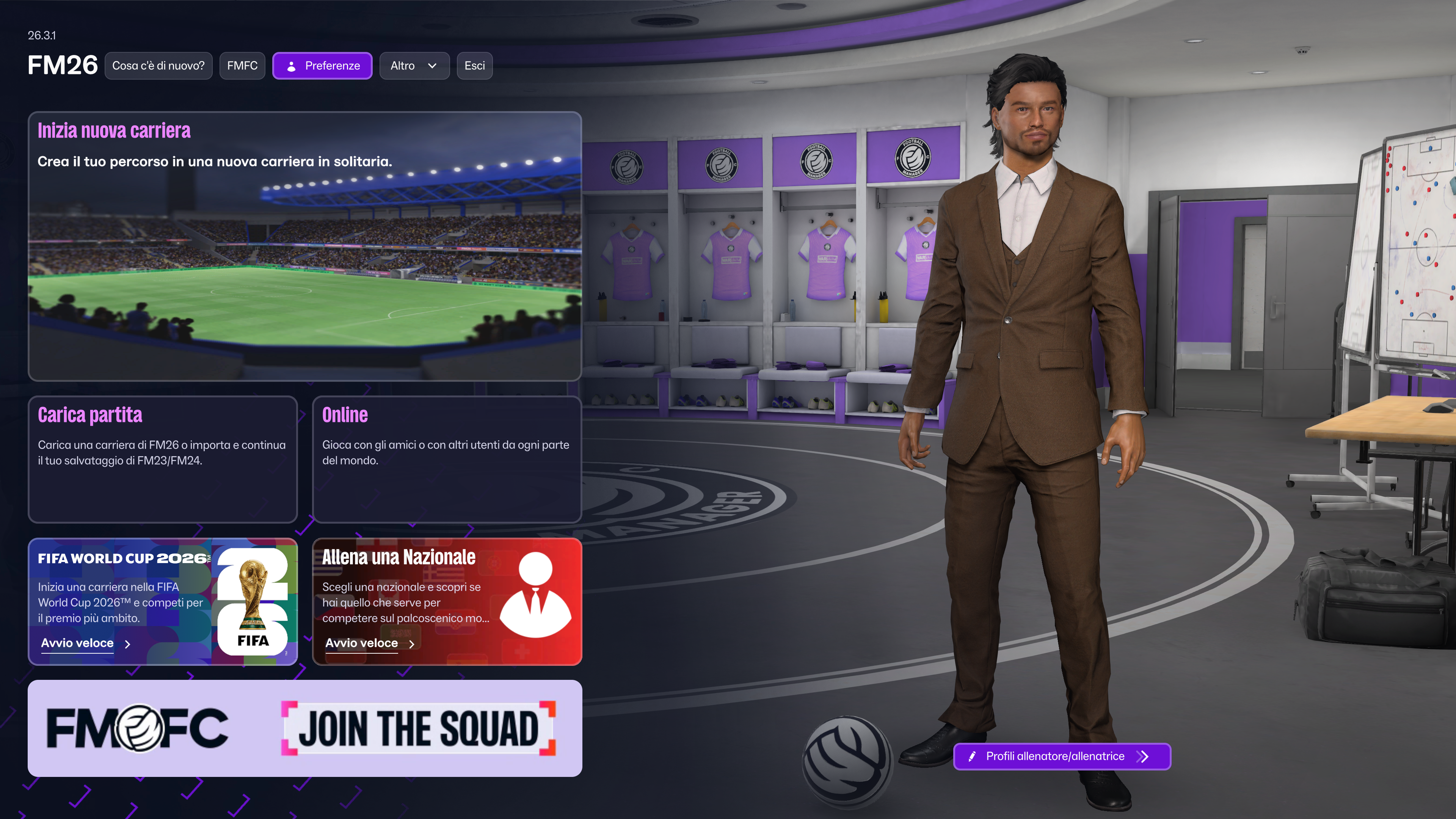 Main Menu