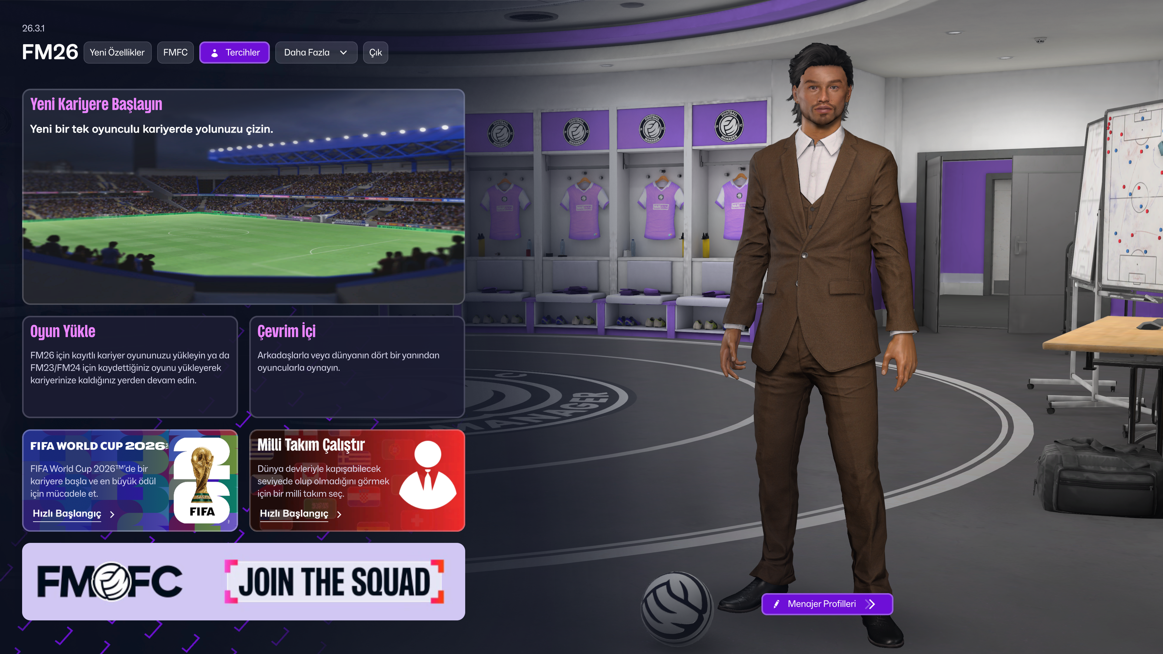Main Menu