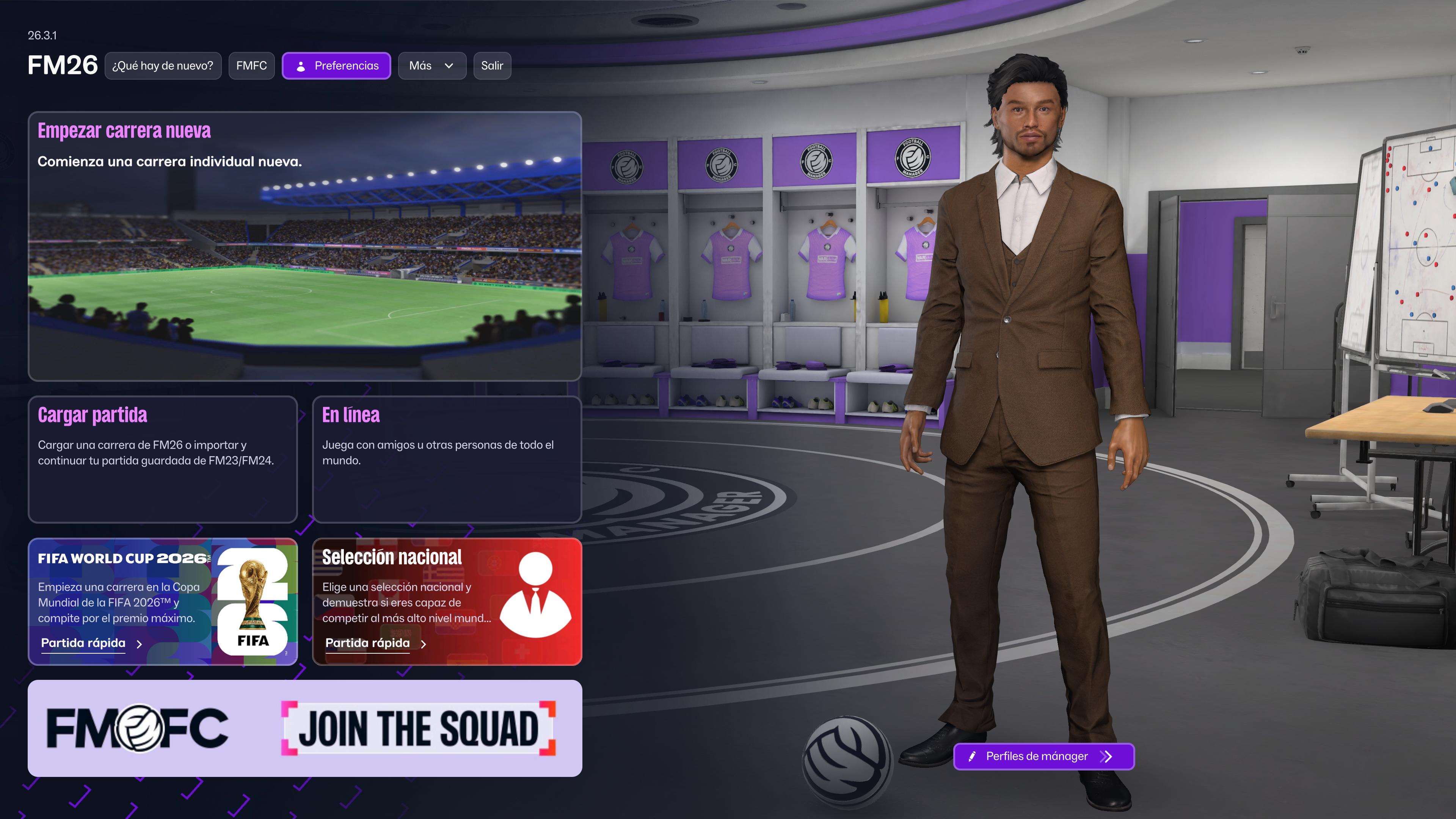 Main Menu