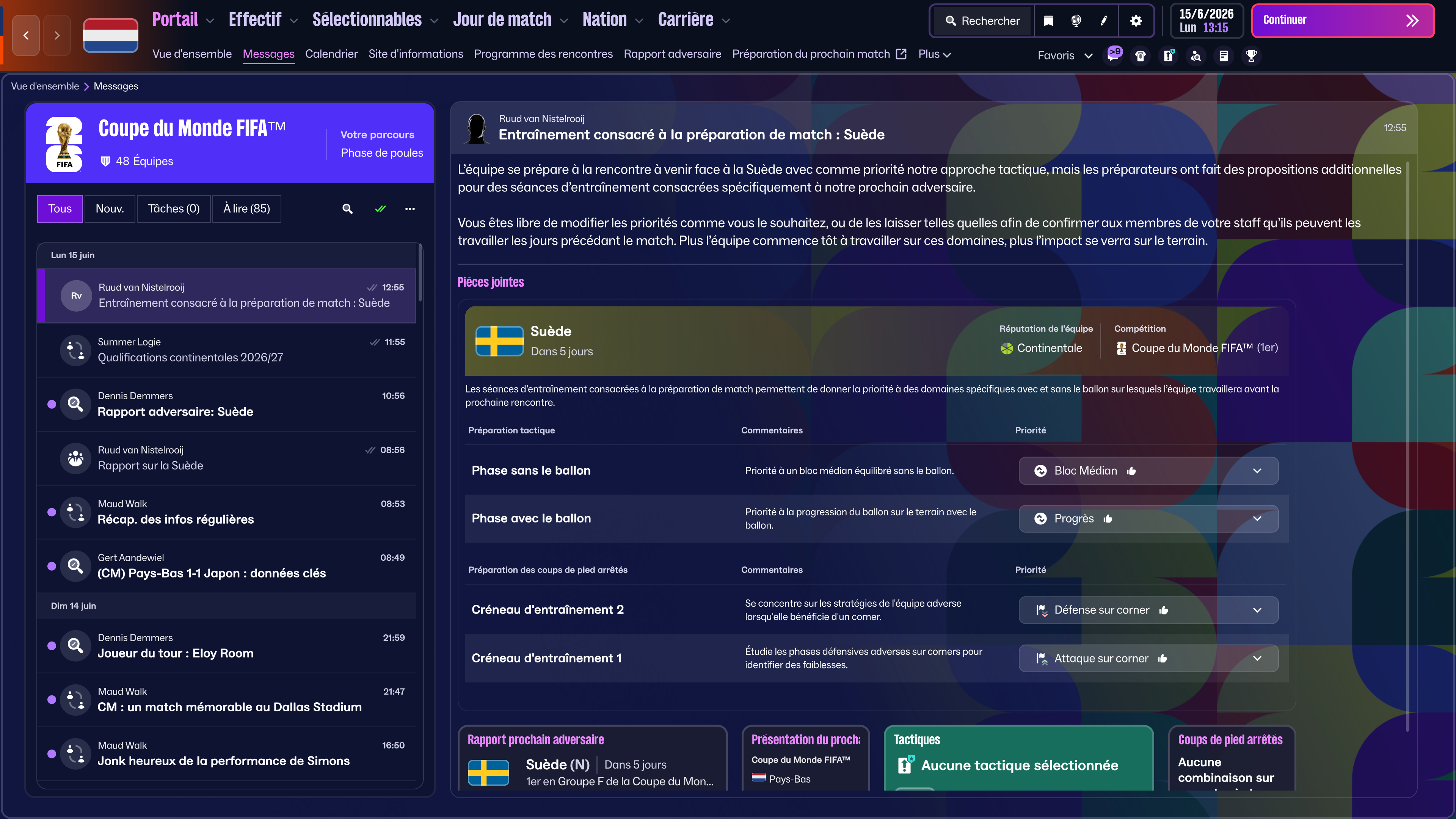 Match Preparation