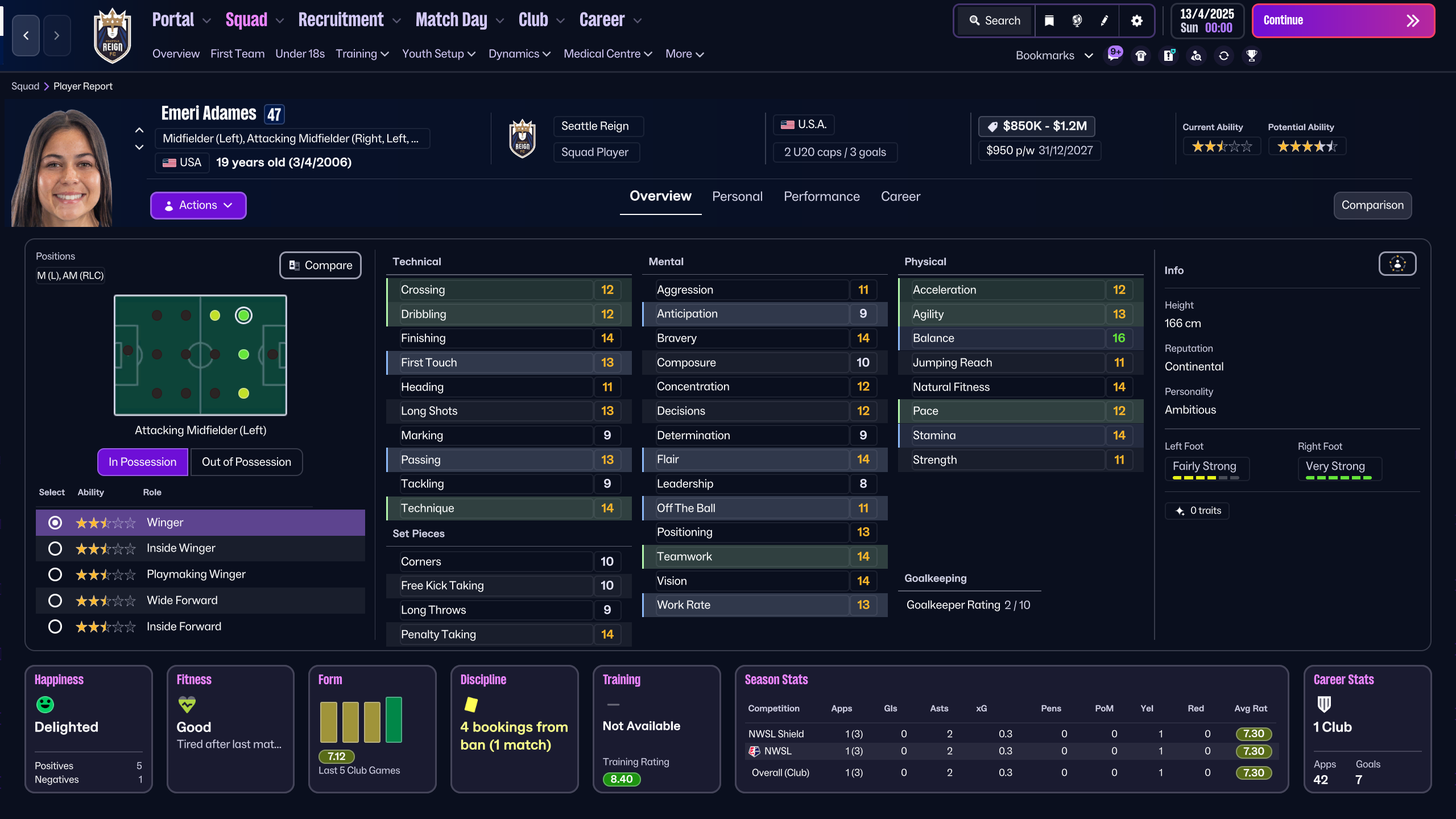 Adames Player Profile