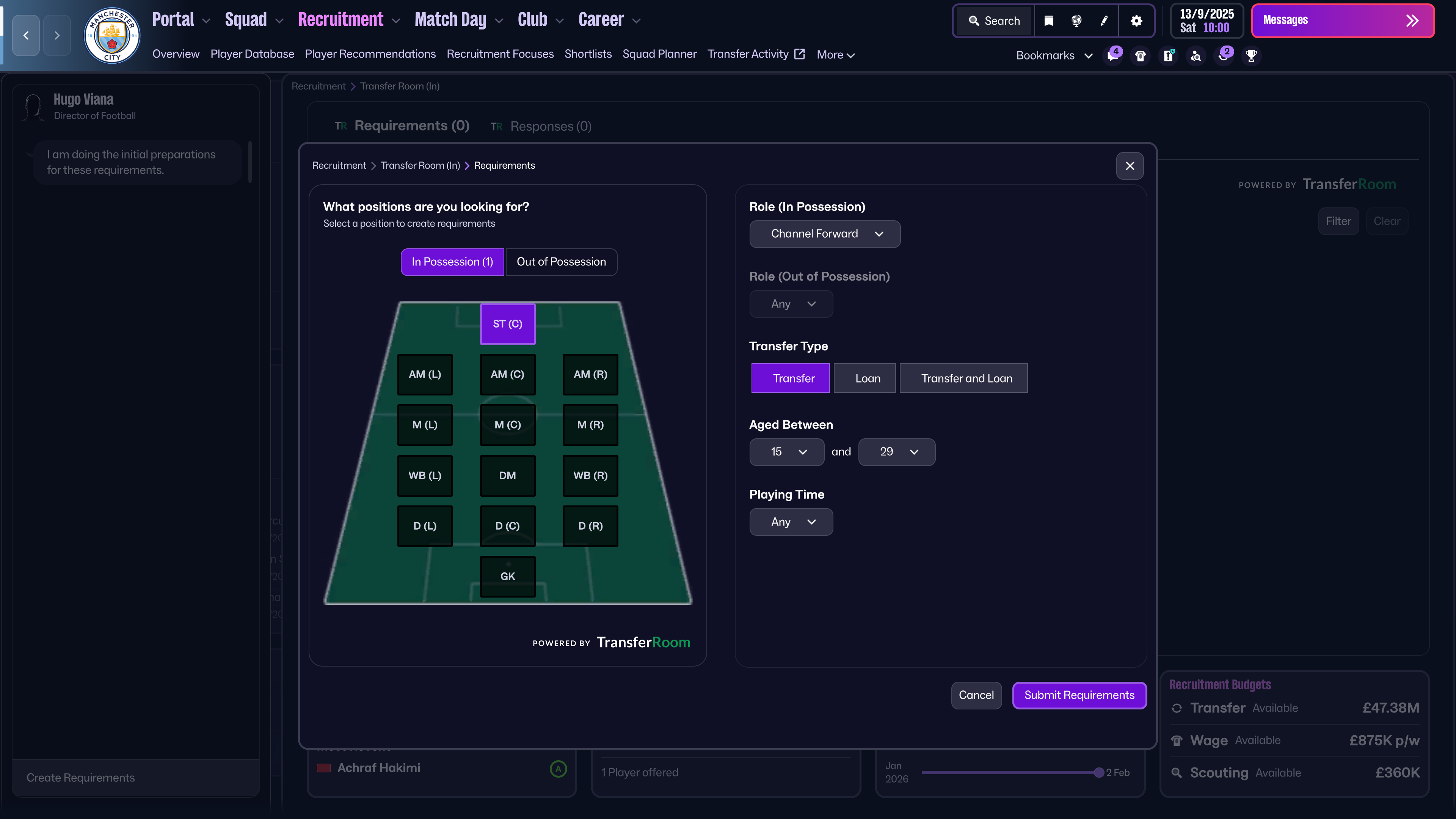 Requirements Channel Forward