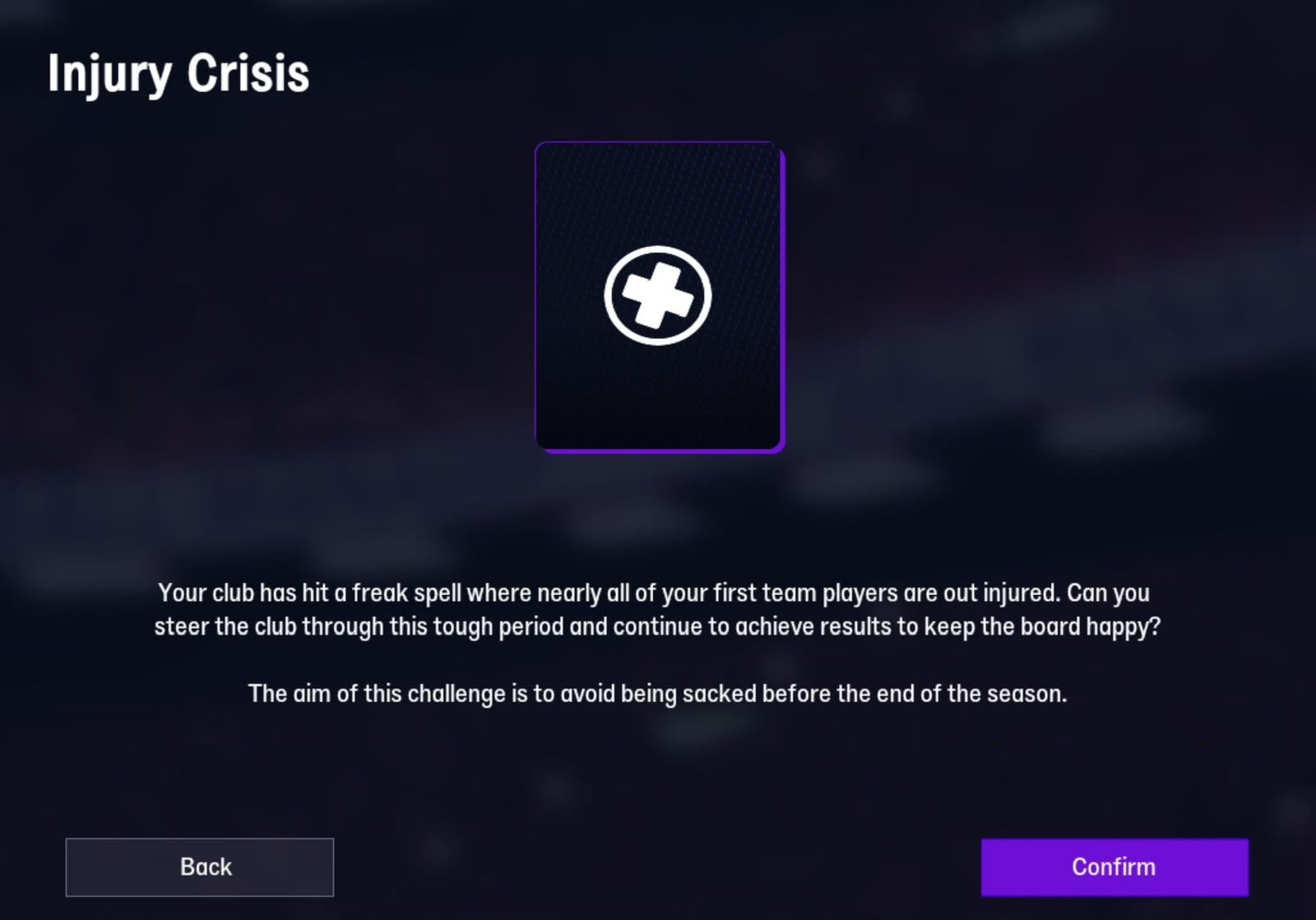 Injury Crisis