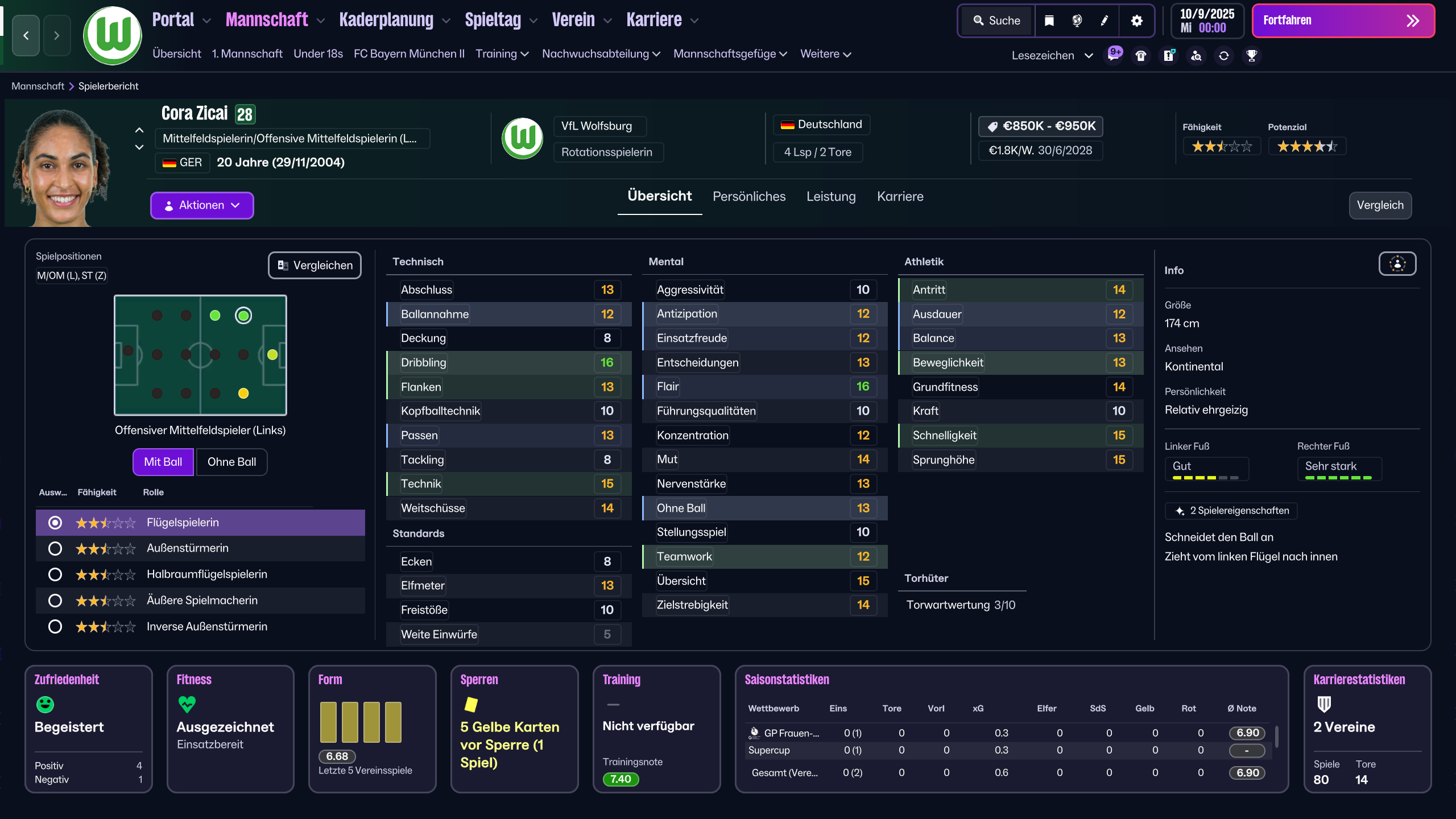 Zicai Player Profile